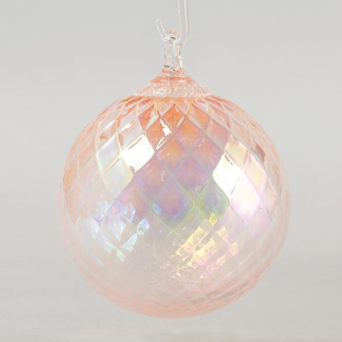 Pink Opal Classic Round Ornament by GlassEye Studio
