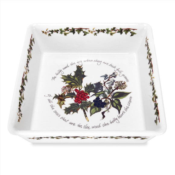 Portmeirion The Holly and The Ivy Square Dish