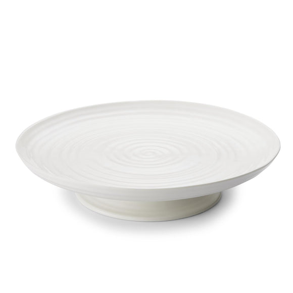 Portmeirion Sophie Conran White Large Footed Cake Plate
