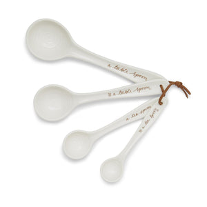 Portmeirion Sophie Conran White Set of 4 Measuring Spoons