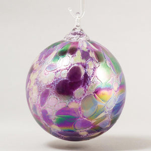 Purple Pansy Classic Round Ornament