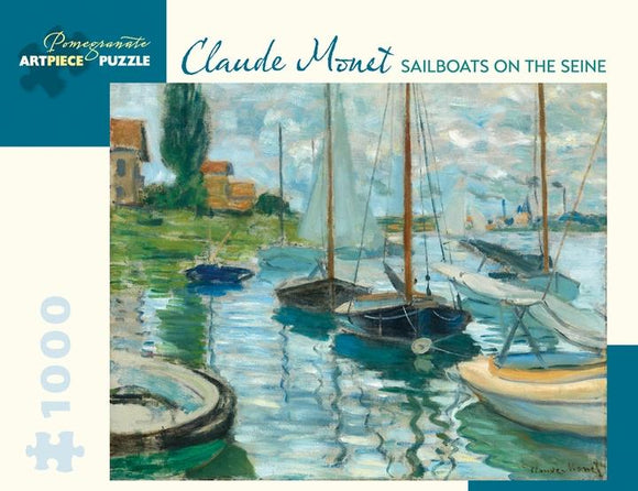 Puzzle: Monet: Sailboats on the Seine