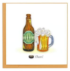 Quilled Birthday Beer Card