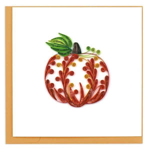 Quilled Decorative Pumpkin Card