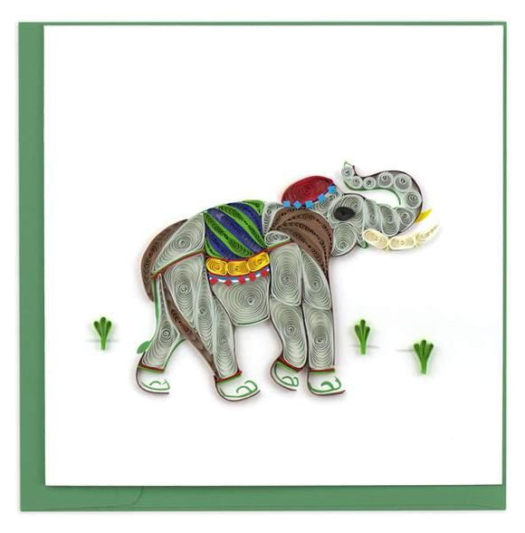 Quilled Elephant Card