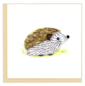 Quilled Hedgehog Card