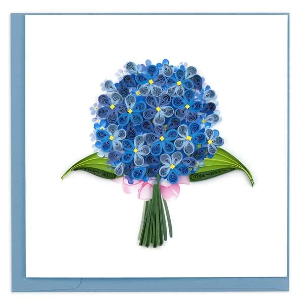 Quilled Hydrangea Greeting Card