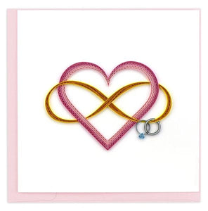 Quilled Infinite Love Greeting Card