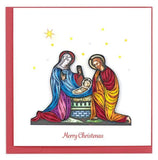 Quilled Nativity Scene Christmas Card