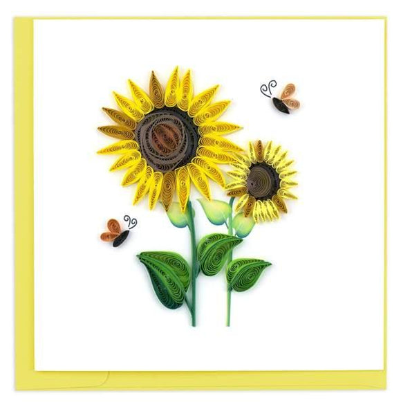 Quilled Sunflower Greeting Card