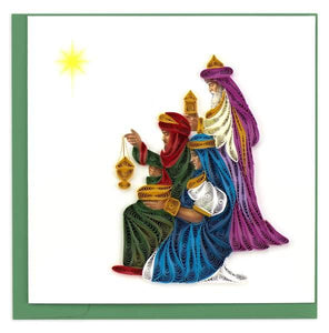 Quilled Three Wise Men Christmas Card