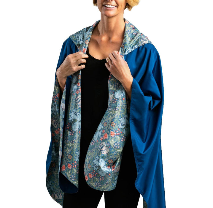 RAINCAPER BLUEBELL & WILLIAM MORRIS "LILY" TRAVEL CAPE