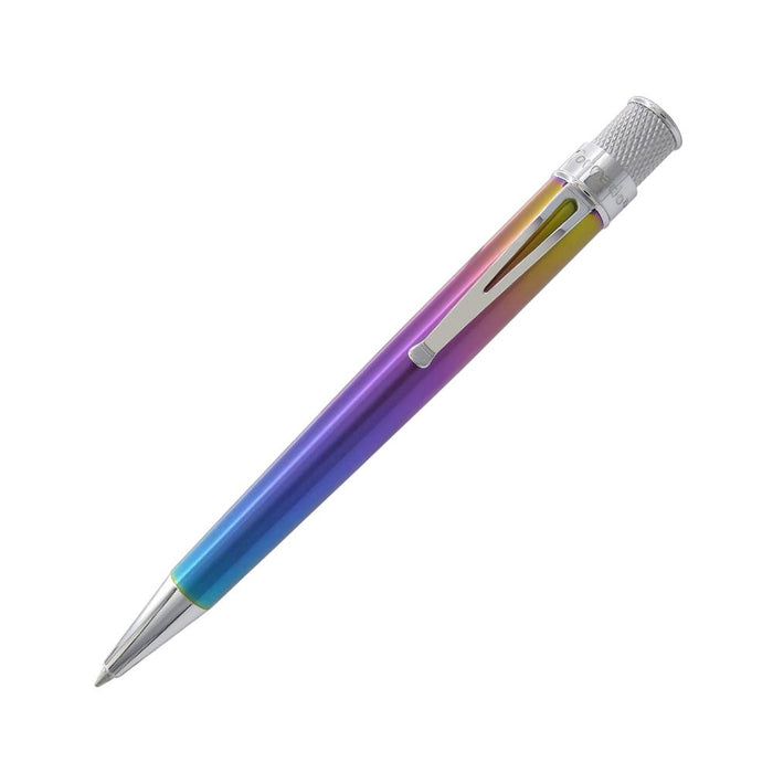 Retro 1951 Tornado Vintage Metalsmith Chromatic Rainbow Roller Ball Pen