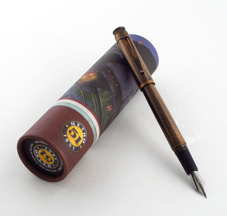Retro 1951 Tornado Vintage Metalsmith Lincoln Copper Fountain Pen