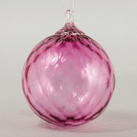 Rose Diamond Facet Classic Round Ornament
