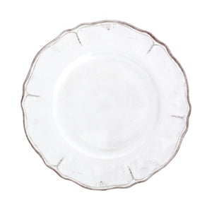 Rustica Antique White Dinner Plate by Le Cadeaux