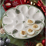 Spode Christmas Tree Devilled Egg Dish