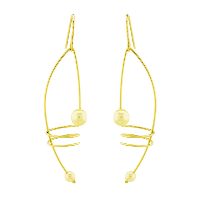 SP Earrings in Gold