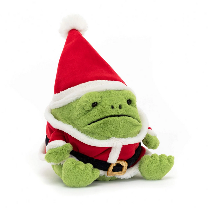 JellyCat Santa Ricky Rain Frog Plush Toy