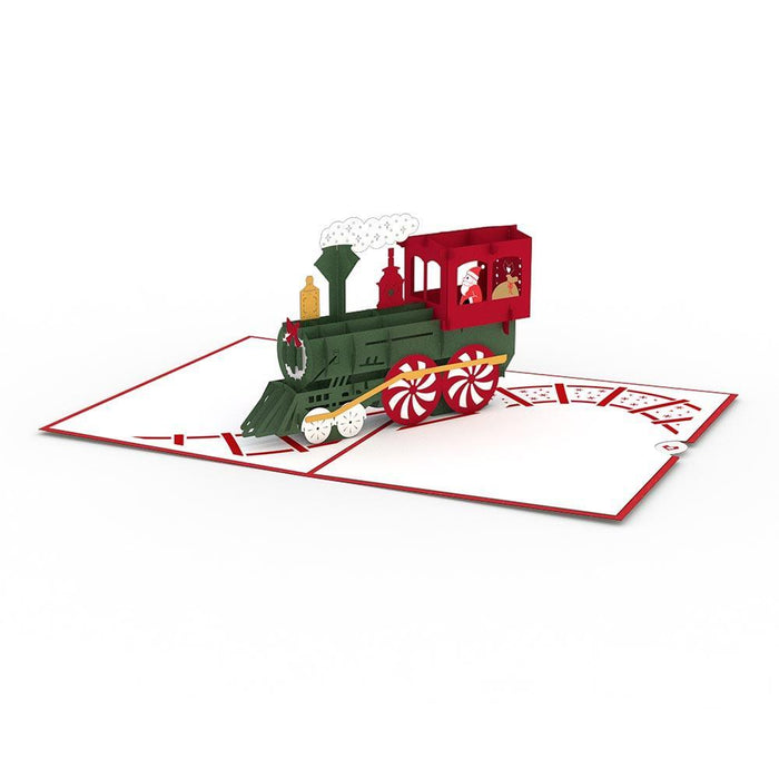 Santa Train Classic 3D Pop Up card