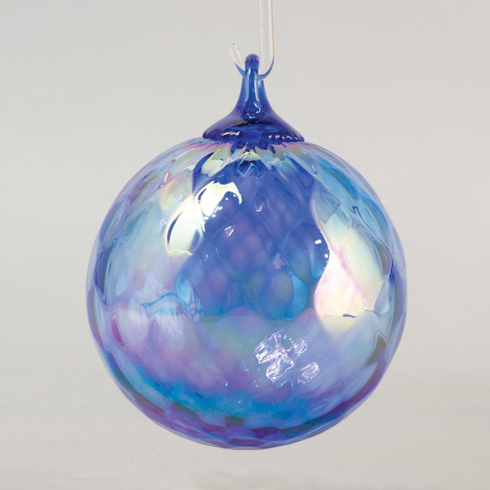 Sapphire Classic Round Ornament by GlassEye Studio