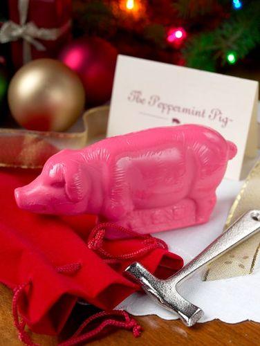 Saratoga Sweets Peppermint Pig
