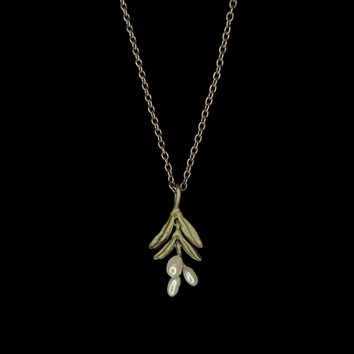 Silver Seasons Garden Vine Dainty Pendant by Michael Michaud