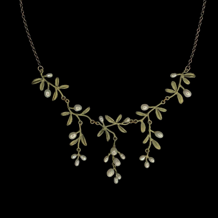 Silver Seasons Garden Vine Statement Necklace