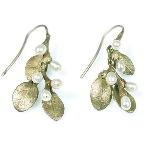 Silver Seasons Irish Thorn Shower Dangle Earrings by Michael Michaud