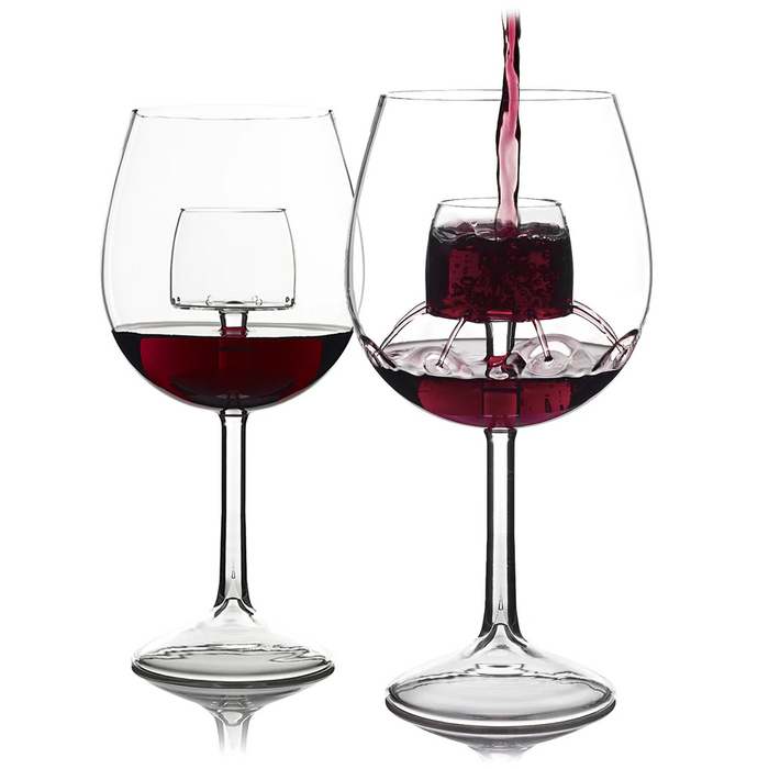 Sommelier Aerating Wine Glasses Cedar Gift Set