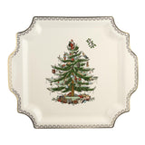 Spode Christmas Tree Gold 12.5 Inch Square Platter