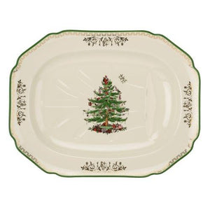 Spode Christmas Tree Gold Collection 21 Inch Rectangle Platter