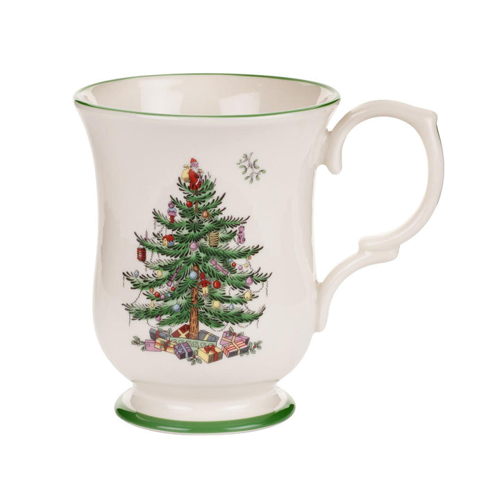 Spode Christmas Tree Romantic Footed Mug