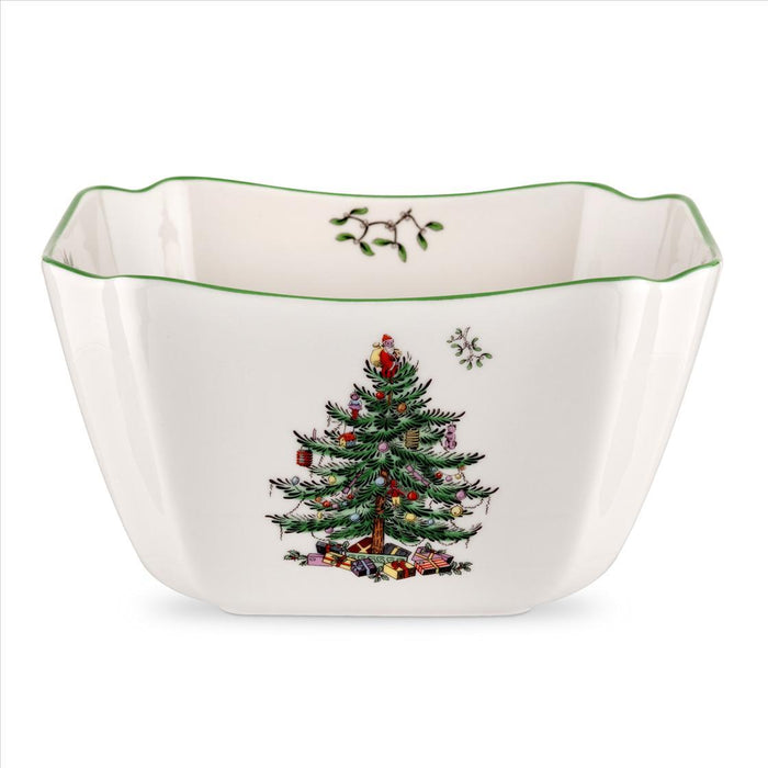 Spode Christmas Tree Small Square Bowl