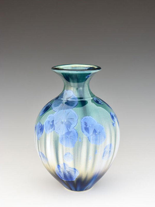 Stellar Pottery Sweet William Vase Cream Green Blue