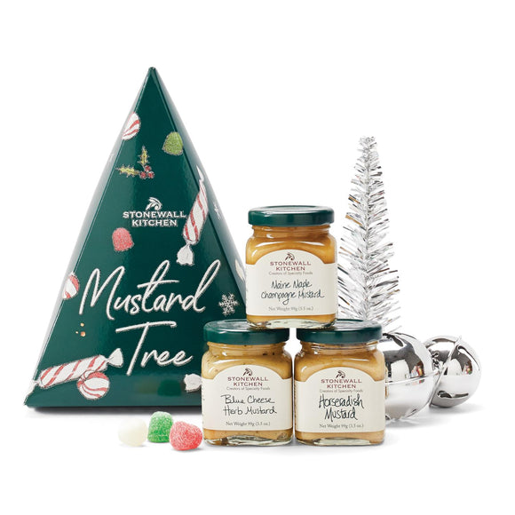 Stonewall Kitchen Holiday 2020 Mustard Tree Gift Set