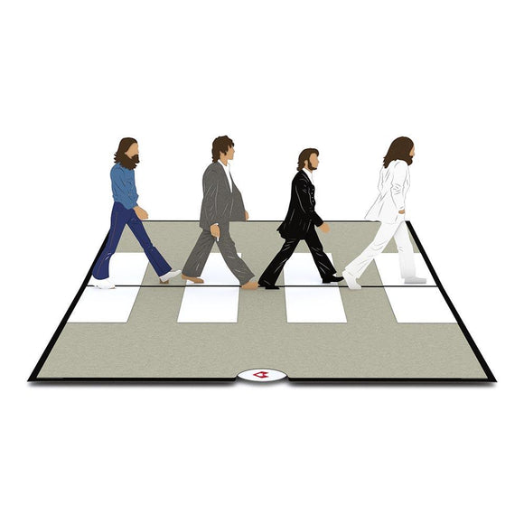The Beatles Abbey Road 3D Pop Up card