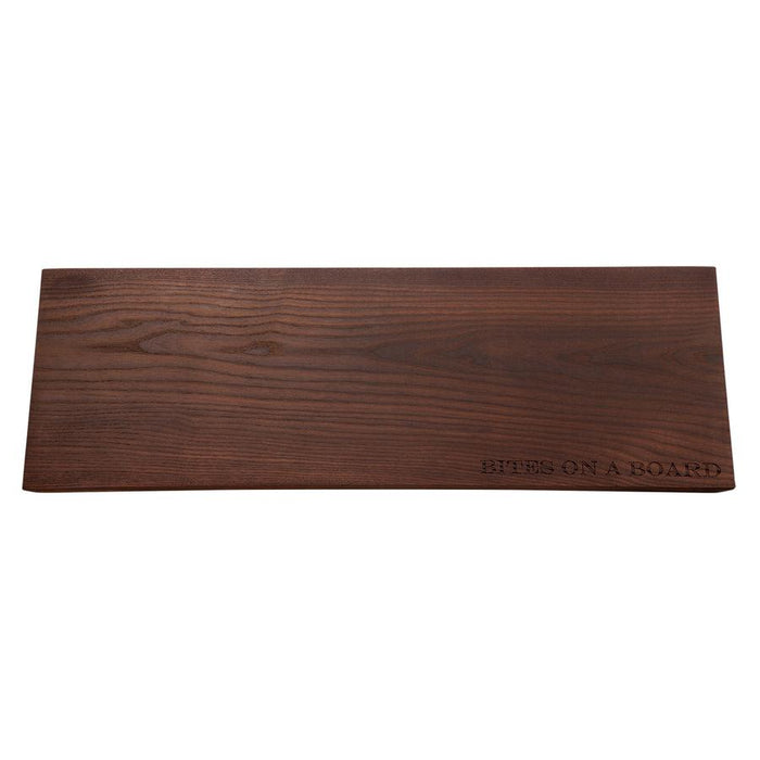 Thermal Ash Plank Bites on a Board Cheese & Charcuterie Board 30"x10"