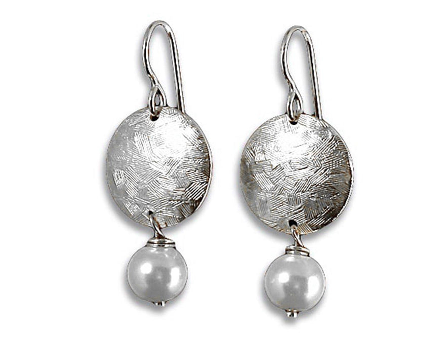 Timeless Pearl Drop Earrings in Silver