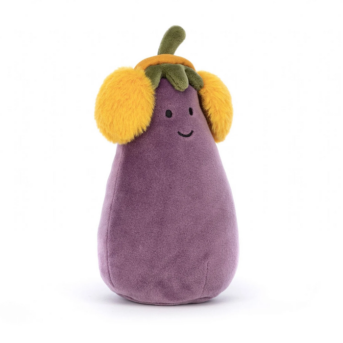 JellyCat Toastie Vivacious Eggplant Plush Toy