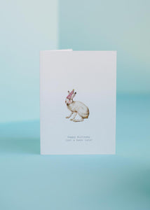 TokyoMilk A Hare Late Birthday Card