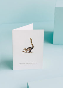 TokyoMilk Aren't You the Cheeky Monkey Greeting Card