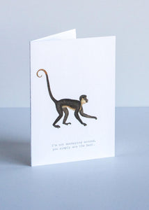 TokyoMilk Monkeying Around Greeting Card