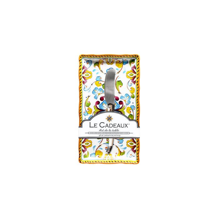 Toscana Butter Dish and Spreader Gift Set by Le Cadeaux