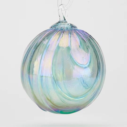 Waterfall Drape Classic Round Ornament