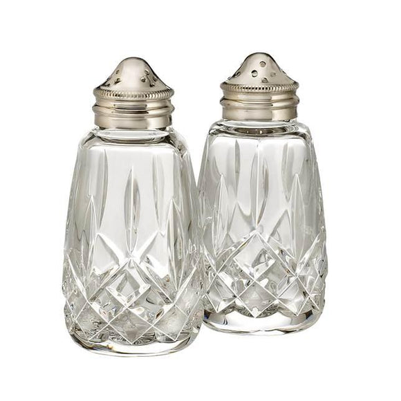Waterford Lismore Salt and Pepper Shakers 4 Inch