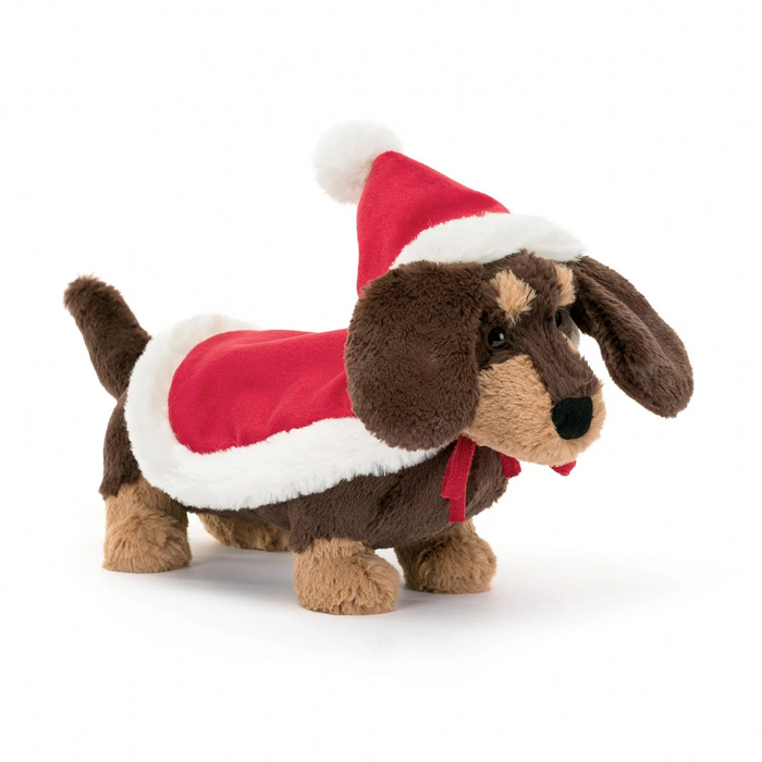JellyCat Winter Warmer Otto Sausage Dog Plush Toy