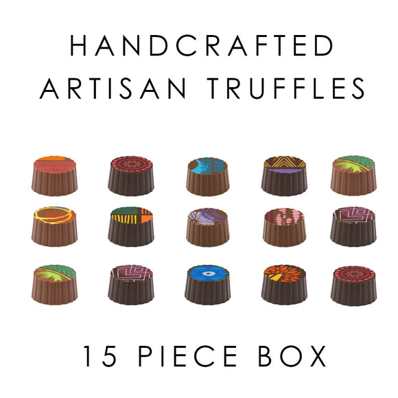 Handcrafted Artisan Truffles Build Your Own 15 piece box
